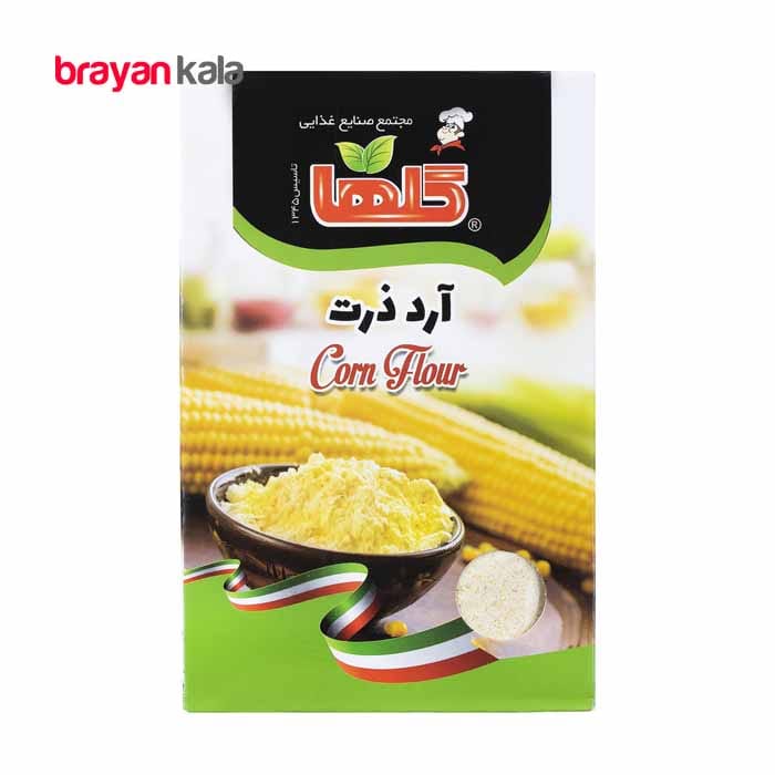 عکس اصلی آرد ذرت 200 گرمی گلها